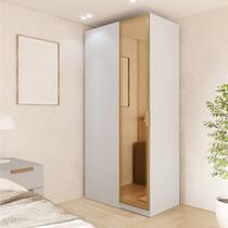 Guarda Roupa Linear 1 Porta Reflecta Jade CabeCasa MadeiraOriginals