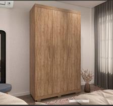 Guarda Roupa Lion 3 Portas 2 Gavetas com Pés - Lanza