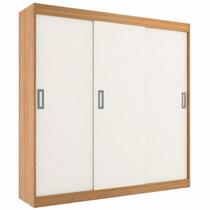Guarda Roupa Lisboa Casal 3 Portas 2 Gavetas Evidencia Cor Cinamomo Off White Guarda Roupa Lisboa Casal 3 Portas 2 Gavetas Evidencia Cor Cinamomo Off White