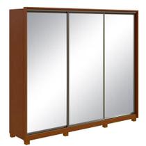 Guarda-Roupa Lopas Spazio Super Glass 3 Portas 6 Gavetas - LOPAS CMERCIO IND E TRANSP. LOPAS S.A