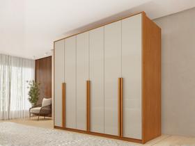 Guarda Roupa Master 6 Portas e 6 Gavetas Tcil Cinamomo Off
