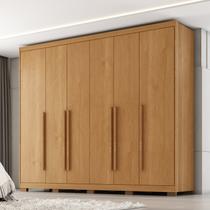 Guarda-roupa Mdf 6 Portas 6 Gavetas Platinium Cinamomo