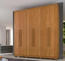 Guarda Roupa Milão 6 Portas Benetil Móveis Cinamomo