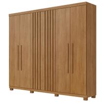 Guarda Roupa Millano Ripado 6 Portas Benetil