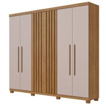 Guarda Roupa Millano Ripado 6 Portas Benetil