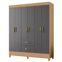 Guarda Roupa Mobi 6 Portas Albatroz