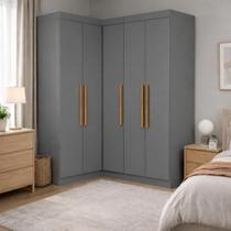 Guarda-roupa Modulação 5 Portas Canto Paris