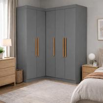 Guarda-Roupa Modulação 5 Portas Canto Paris Guarda-Roupa Modulação 5 Portas Canto Paris