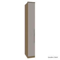 Guarda Roupa Modulado 01 Porta 245cm com Prateleira Setiba Móveis Rimo