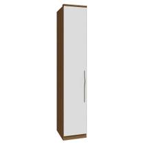 Guarda Roupa Modulado 01 Porta com Prateleiras 245cm Altura Setiba