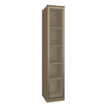 Guarda Roupa Modulado 01 Porta Vidro 245cm com Prateleira Setiba