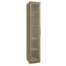 Guarda Roupa Modulado 01 Porta Vidro 245cm com Prateleira Setiba Guarda Roupa Modulado 01 Porta Vidro 245cm com Prateleira Setiba