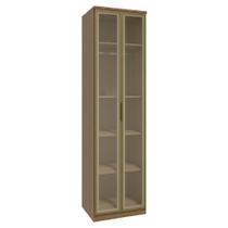 Guarda Roupa Modulado 02 Porta Vidro 234cm com Prateleira Setiba Guarda Roupa Modulado 02 Porta Vidro 234cm com Prateleira Setiba