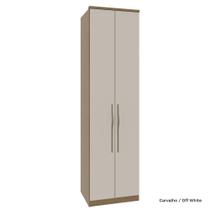 Guarda Roupa Modulado 02 Portas com Prateleiras 245cm Altura Setiba Guarda Roupa Modulado 02 Portas com Prateleiras 245cm Altura Setiba