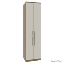 Guarda Roupa Modulado 02 Portas com Prateleiras 245cm Altura Setiba
