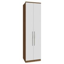 Guarda Roupa Modulado 02 Portas com Prateleiras 245cm Altura Setiba
