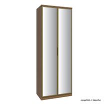 Guarda Roupa Modulado 02 Portas de Vidro 245cm 03 Gavetas Setiba
