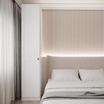 Guarda Roupa Modulado 1 Porta Americana Esquerda com 6 Prateleiras Hera CabeCasa MadeiraOriginals