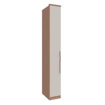 Guarda Roupa Modulado 1 Porta Com Prateleiras 322mm Setiba Plus Carvalho/Off White