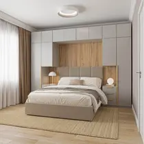 Guarda-roupa Modulado 10 Peças 12 Portas com 2 Mesas de Cabeceira Jade CabeCasa MadeiraOriginals Guarda-roupa Modulado 10 Peças 12 Portas com 2 Mesas de Cabeceira Jade CabeCasa MadeiraOriginals