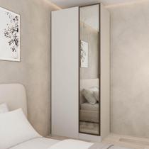 Guarda Roupa Modulado 100% Mdf de Canto Linear Reflecta Orion Cabecasa Madeiraoriginals Aveia/Reflecta Guarda Roupa Modulado 100% Mdf de Canto Linear Reflecta Orion Cabecasa Madeiraoriginals Aveia/Reflecta