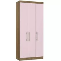 Guarda Roupa Modulado 101,50cm 3 Portas Paris Luciane Móveis