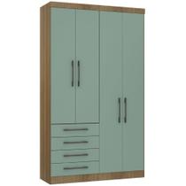 Guarda Roupa Modulado 134,50cm - 4 Portas E 4 Gavetas
