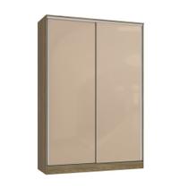 Guarda Roupa Modulado 158,4cm 2 Portas de Corrrer Arca - Nogueira/Macadâmia