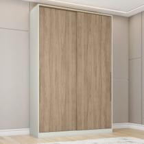 Guarda-roupa Modulado 158,5cm 2 Portas de Correr Seletto Henn - Areia/Jequitibá Guarda-roupa Modulado 158,5cm 2 Portas de Correr Seletto Henn - Areia/Jequitibá