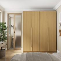 Guarda-roupa Modulado 2 Peças 4 Portas Jade CabeCasa MadeiraMadeira Avelã Guarda-roupa Modulado 2 Peças 4 Portas Jade CabeCasa MadeiraMadeira Avelã