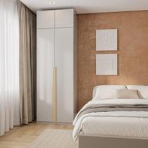 Guarda-Roupa Modulado 2 Peças 4 Portas Jade CabeCasa MadeiraMadeira Cinza Urbano Guarda-Roupa Modulado 2 Peças 4 Portas Jade CabeCasa MadeiraMadeira Cinza Urbano