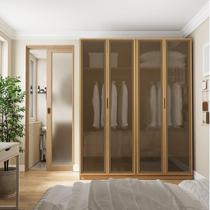 Guarda-roupa Modulado 2 Peças 4 Portas Jade CabeCasa MadeiraOriginals Avelã Guarda-roupa Modulado 2 Peças 4 Portas Jade CabeCasa MadeiraOriginals Avelã