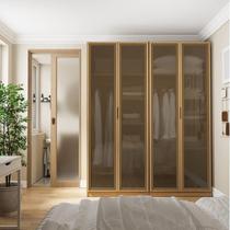 Guarda-roupa Modulado 2 Peças 4 Portas Jade CabeCasa MadeiraOriginals Avelã Guarda-roupa Modulado 2 Peças 4 Portas Jade CabeCasa MadeiraOriginals Avelã