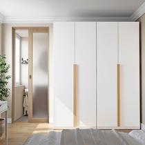 Guarda-Roupa Modulado 2 Peças 4 Portas Jade CabeCasa MadeiraOriginals Branco/Fosco Guarda-Roupa Modulado 2 Peças 4 Portas Jade CabeCasa MadeiraOriginals Branco/Fosco