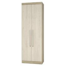 Guarda Roupa Modulado 2 Portas 2 Cabideiros 2 Prateleiras Master Luciane Móveis