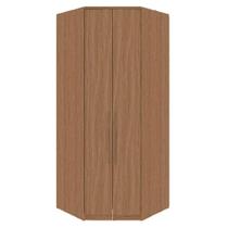 Guarda Roupa Modulado 2 Portas 2 Gavetas Canto Closet 234cm Setiba Plus Carvalho/Carvalho