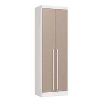 Guarda-Roupa Modulado 2 Portas 3 Gavetas com Cabideiro Infinity Branco/Line/Duna