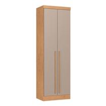 Guarda-Roupa Modulado 2 Portas 3 Gavetas com Cabideiro Infinity Marrom/Cedro/Duna Line