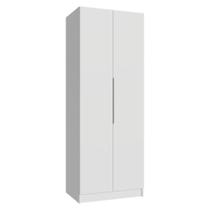 Guarda-roupa Modulado 2 Portas 4 Prateleiras 1 Cabideiro Branco Neo Madesa Guarda-roupa Modulado 2 Portas 4 Prateleiras 1 Cabideiro Branco Neo Madesa