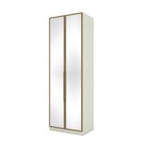Guarda Roupa Modulado 2 Portas com Espelho Cabideiro Predileto Henn