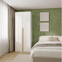 Guarda-Roupa Modulado 2 Portas Com Prateleiras Jade CabeCasa MadeiraMadeira Branco Fosco Guarda-Roupa Modulado 2 Portas Com Prateleiras Jade CabeCasa MadeiraMadeira Branco Fosco