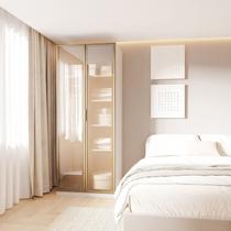 Guarda-Roupa Modulado 2 Portas Reflecta com Prateleiras Jade CabeCasa MadeiraOriginals Guarda-Roupa Modulado 2 Portas Reflecta com Prateleiras Jade CabeCasa MadeiraOriginals