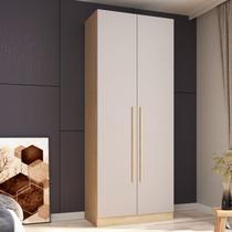 Guarda-Roupa Modulado 2 Portas San Diego Bege/Aveiro Oak/Cinza Urbano Guarda-Roupa Modulado 2 Portas San Diego Bege/Aveiro Oak/Cinza Urbano