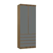 Guarda Roupa Modulado 2 Pts 4 Gav 90cm Veneza Luciane Móveis Avelã Pf-cinza Supremo Pf Guarda Roupa Modulado 2 Pts 4 Gav 90cm Veneza Luciane Móveis Avelã Pf-cinza Supremo Pf