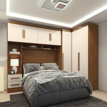 Guarda-roupa Modulado 3 Peças 3 Portas 3 Gavetas com Maleiro Smart Plus