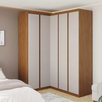 Guarda-Roupa Modulado 3 Peças 5 Portas Arani CabeCasa MadeiraOriginals Marrom/Cinamomo/Off White