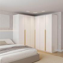 Guarda-Roupa Modulado 3 Peças 6 Portas Jade CabeCasa MadeiraMadeira Branco Fosco Guarda-Roupa Modulado 3 Peças 6 Portas Jade CabeCasa MadeiraMadeira Branco Fosco