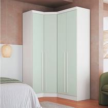 Guarda-Roupa Modulado 3 Peças Infinity Verde/Branco Line/Pistache Guarda-Roupa Modulado 3 Peças Infinity Verde/Branco Line/Pistache