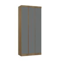 Guarda Roupa Modulado 3 Portas 2 Gavetas 101cm Veneza Luciane Móveis Avelã Pf/cinza Supremo Pf Guarda Roupa Modulado 3 Portas 2 Gavetas 101cm Veneza Luciane Móveis Avelã Pf/cinza Supremo Pf