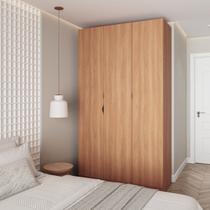 Guarda Roupa Modulado 3 Portas com Cabideiro Hera CabeCasa MadeiraOriginals Guarda Roupa Modulado 3 Portas com Cabideiro Hera CabeCasa MadeiraOriginals